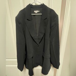 Good American Classic Black Blazer